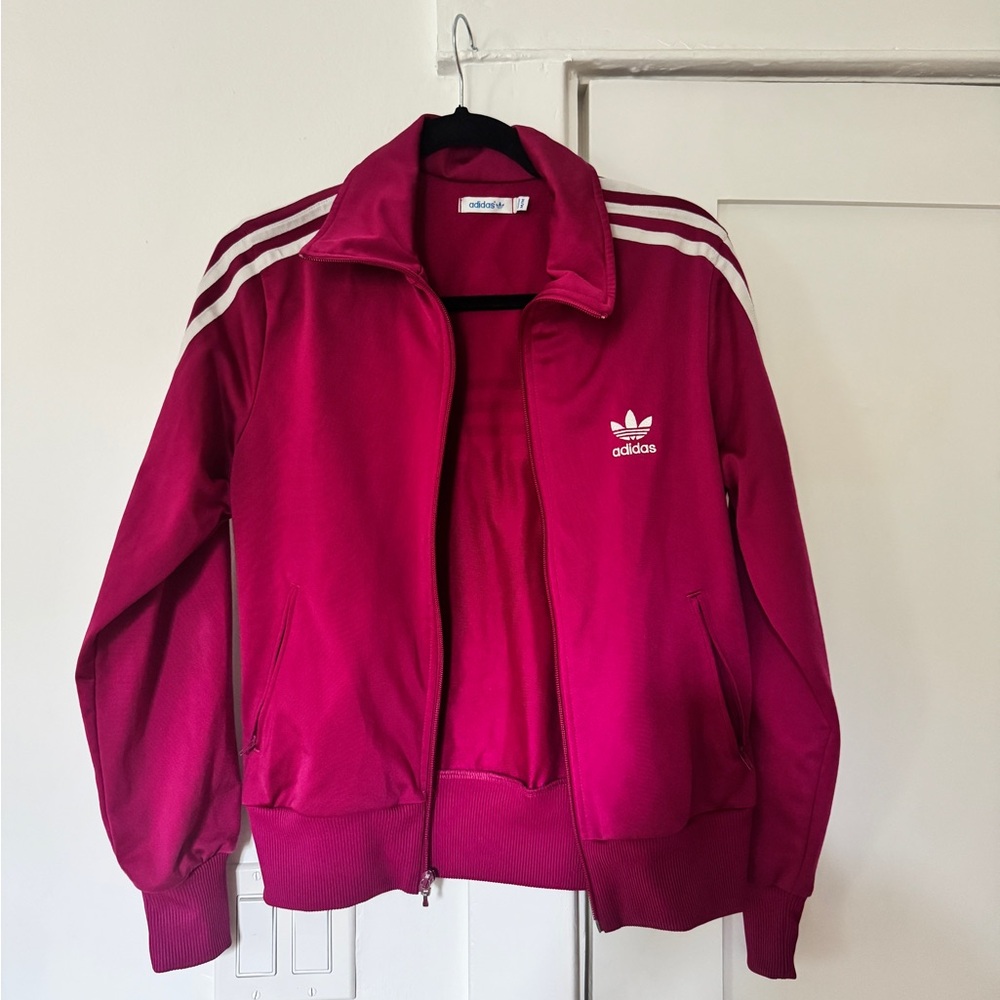 Adidas Women's Magenta Track Jacket